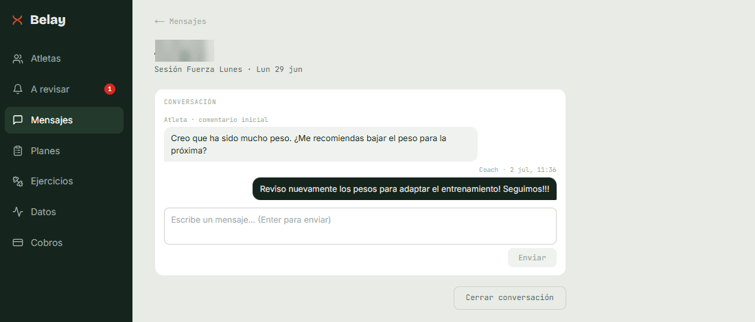 Habla con tus escaladores en contexto